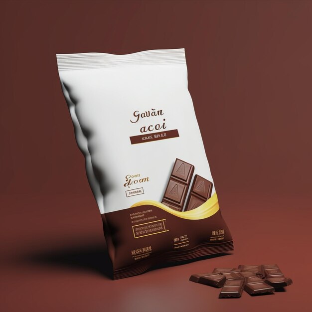 l'emballage du chocolat avec Generative AI