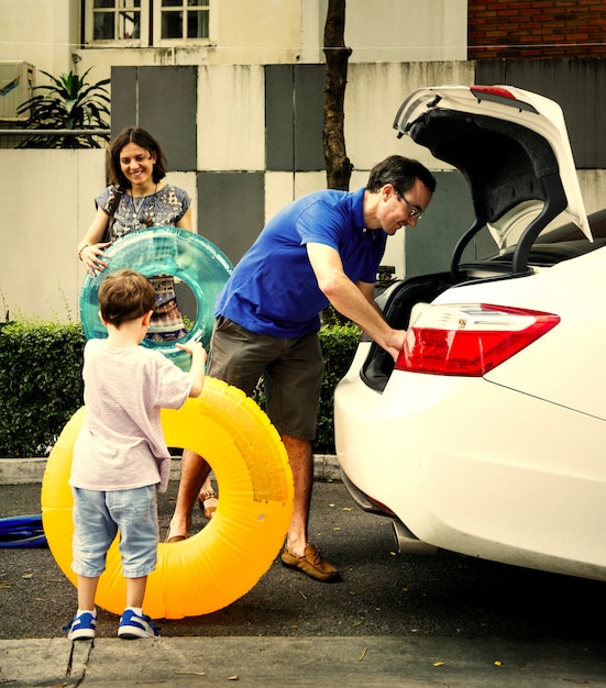 Emballage familial pour les vacances d&#39;été