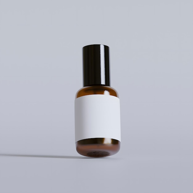 emballage hydratant maquillage réaliste 3D rendu emballage de bouteille