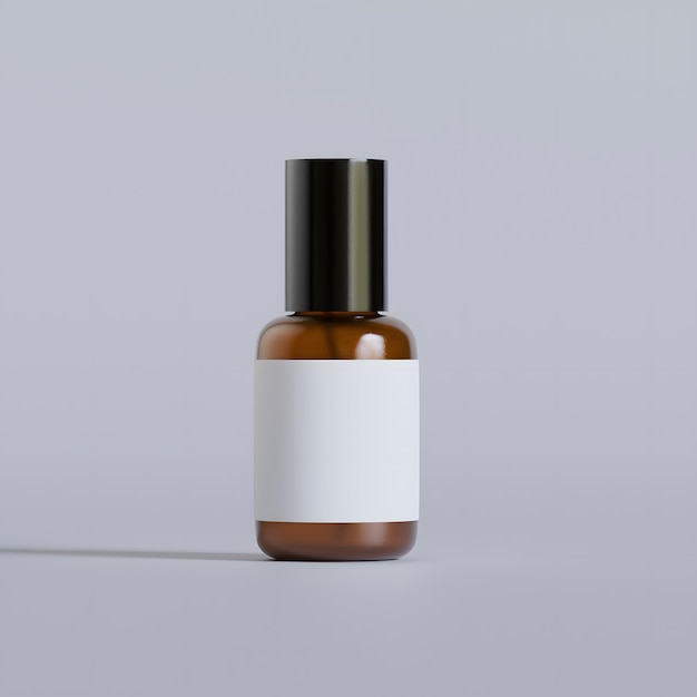 emballage hydratant maquillage réaliste 3D rendu emballage de bouteille