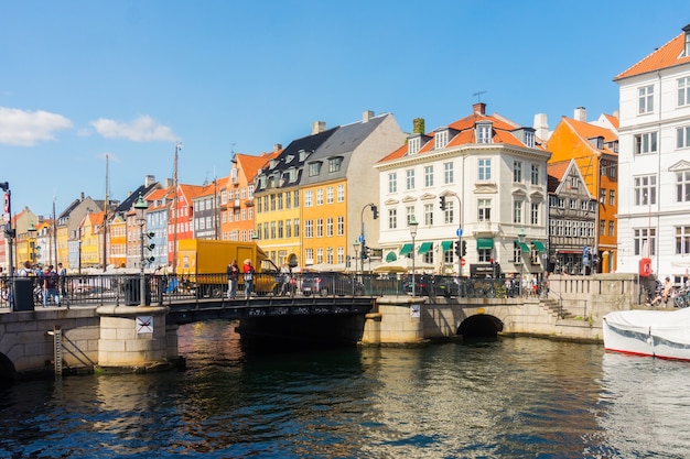 Embankment New Harbour est un célèbre quartier historique et de divertissement, Copenhague, Danemark