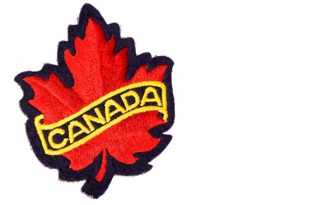 Photo emblème de la feuille d'érable rouge canada