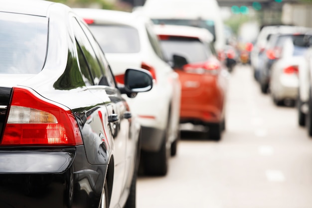 Embouteillage dans la ville