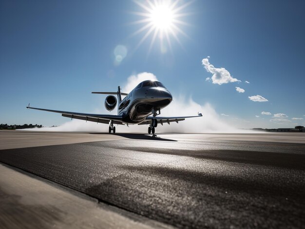 Photo embraer phenom 300e ascendant les cieux