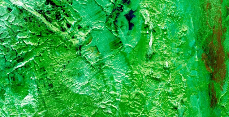 Photo embrasser l'aura mystique de l'art liquide à l'huile