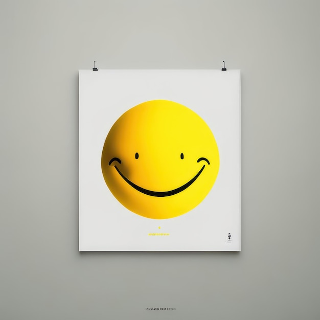 Photo l'émoji du sourire heureux est jaune.