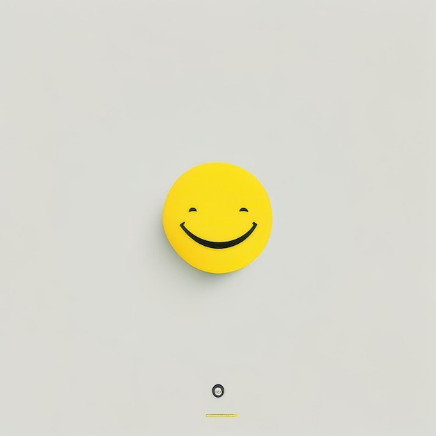 Photo l'émoji du sourire heureux est jaune.