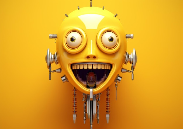 Photo l'emoji du visage jaune est drôle.