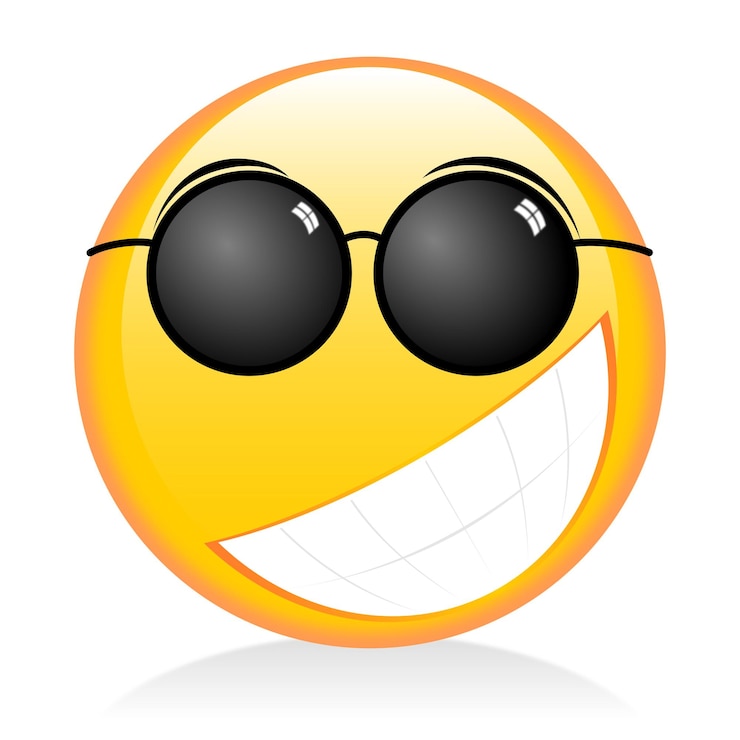 Photo emoji émoticône étant cool