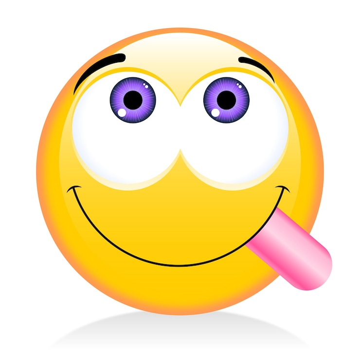 Photo emoji émoticône gourmet