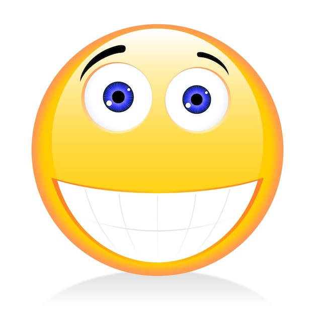 Emoji émoticône rire