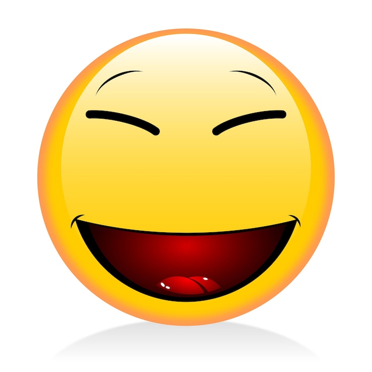 Photo emoji émoticône rire