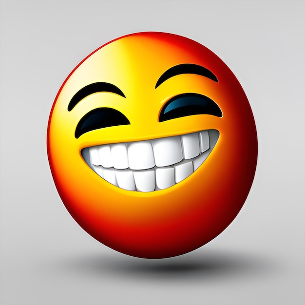 un émoji souriant