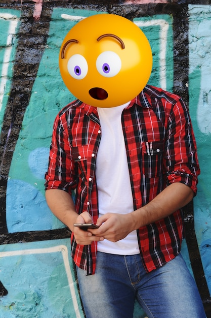 Emoji tête homme