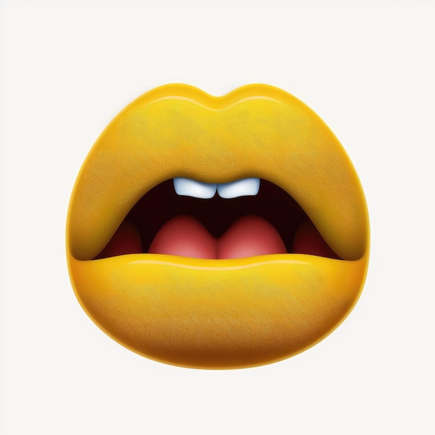 emoticon expressif avec le visage ouvert et la bouche ouverte