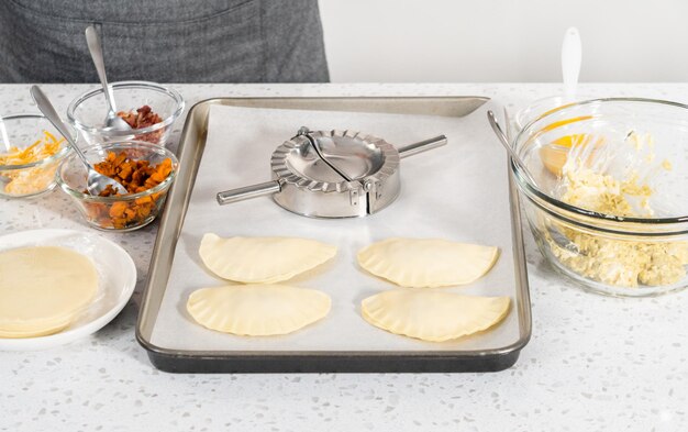 Empanadas déjeuner aux œufs et à la patate douce