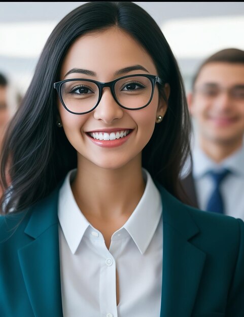 Un employé d'entreprise intelligent avec un homme confiant.