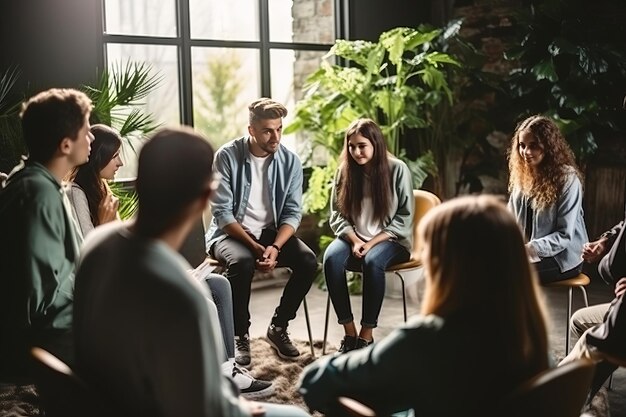 Empowerment des adolescents Un groupe de psychothérapie de soutien pour des discussions ouvertes et une croissance personnelle