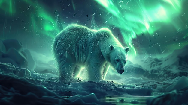 L'enchantement de l'Arctique Le gardien céleste