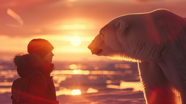 L'enchantement de l'Arctique Le gardien céleste