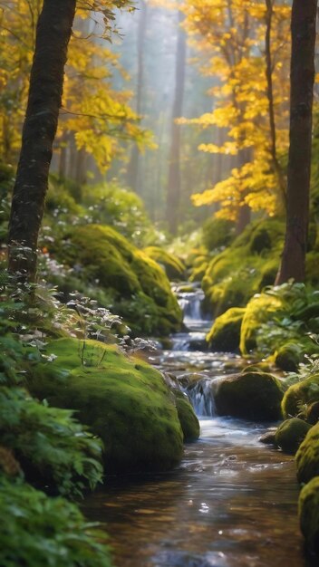 L'enchantement de la nature photo gratuite avec effet bokeh embrasser la beauté de l'extérieur