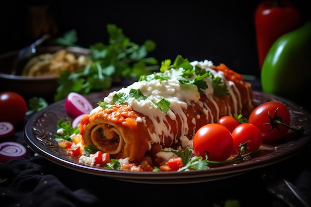 Enchiladas mexicaines authentiques Cuisine mexicaine