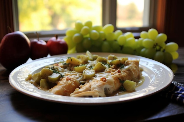 Enchiladas Verdes au poulet avec sauce tomatillo