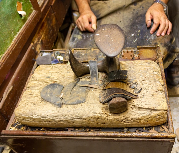 Enclume de cordonnier traditionnel pour chaussures et bottes pour hommes