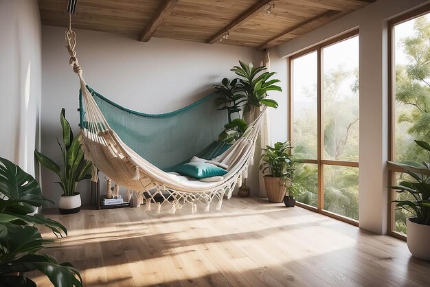 Photo un endroit de détente dans un hameau intérieur