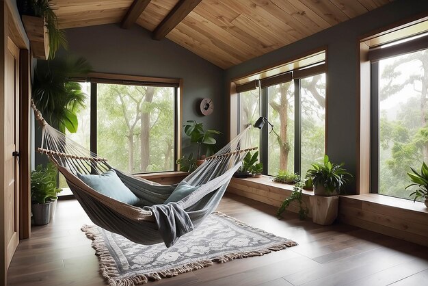 Photo un endroit de détente dans un hameau intérieur