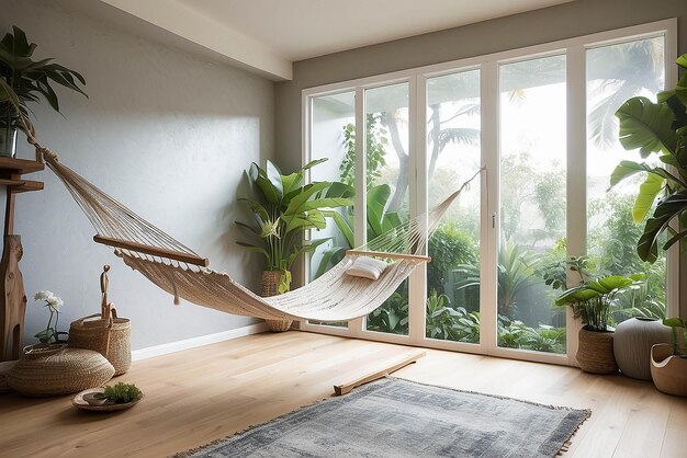 Photo un endroit de détente dans un hameau intérieur