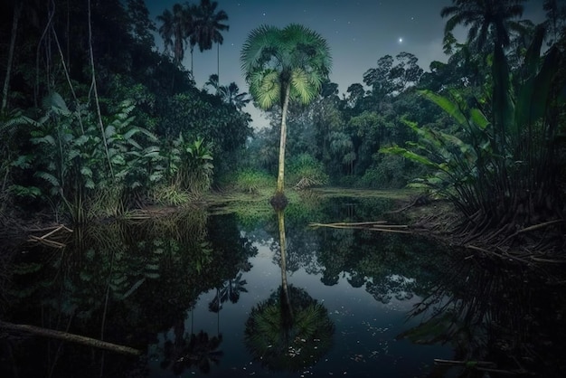 Un endroit magnifique dans une jungle sud-américaine