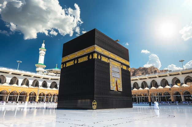 L'endroit où les musulmans visitent pour le pèlerinage et l'umrah Kaaba Mecca