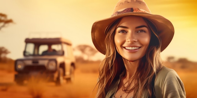 Energetic Woman présente l'aventure dans son concept touristique de tenue et de chapeau