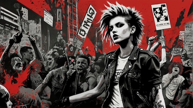 L'énergie d'une émeute punk