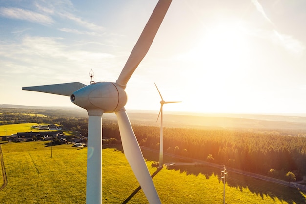 Photo Énergie propre des éoliennes