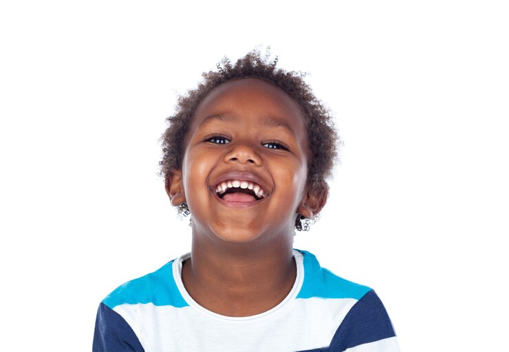 Photo enfant africain rire