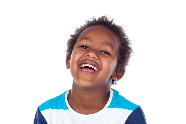 Photo enfant africain rire