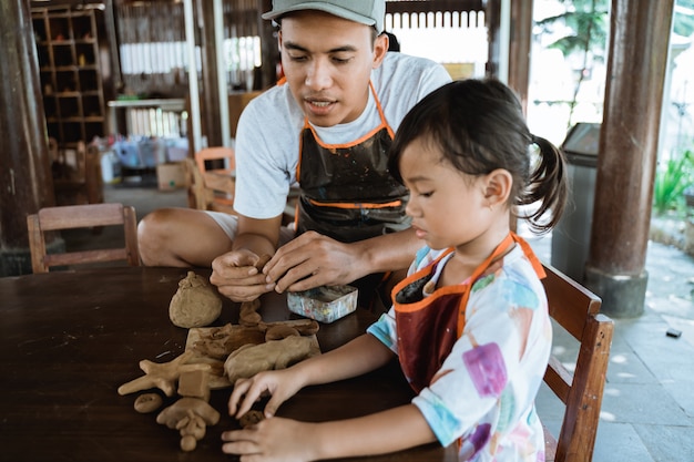 Enfant, Fonctionnement, Argile, Confection, Poterie