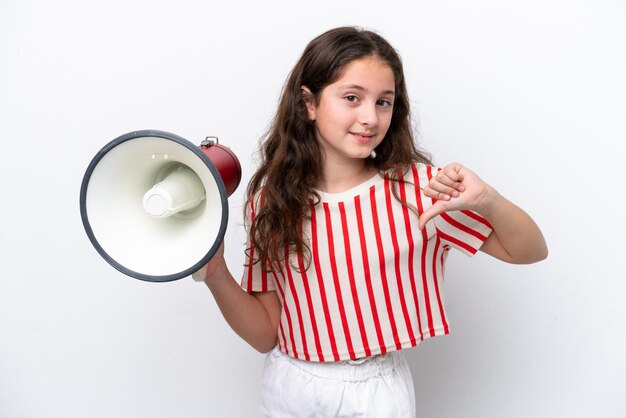 enfant sur fond isolé