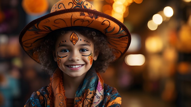 enfant habillé pour Halloween