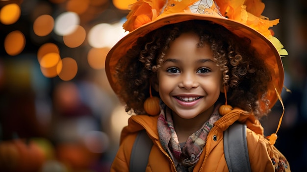 enfant habillé pour Halloween