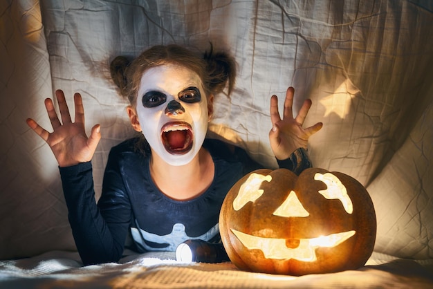 Enfant à Halloween