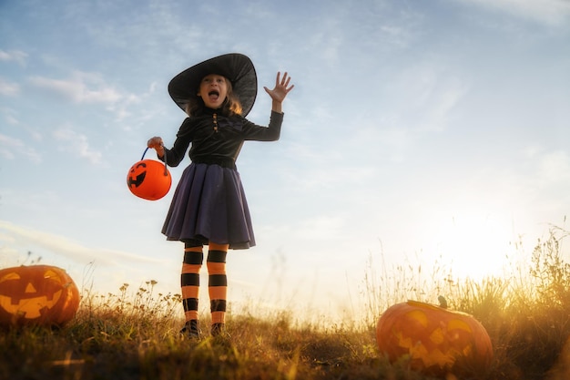 Enfant à Halloween