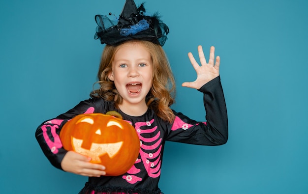 Enfant à Halloween