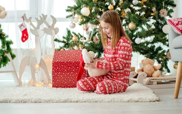 Enfant à Noël