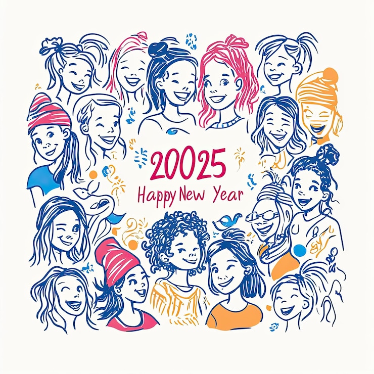 Les enfants africains accueillent 2025 avec des sourires et des esprits brillants