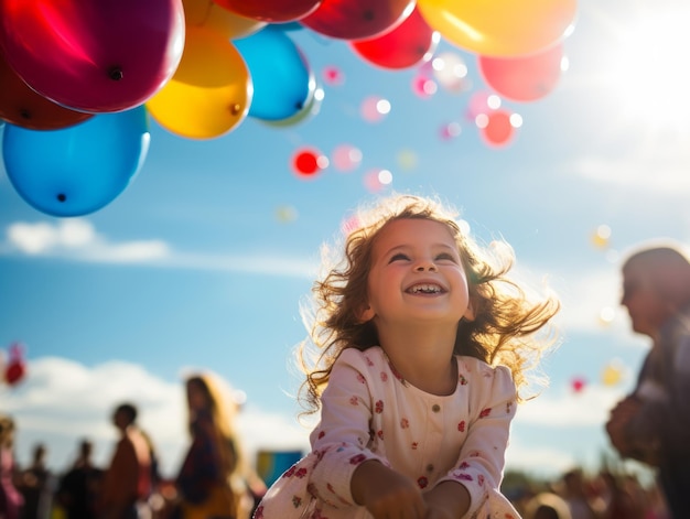 Les enfants célèbrent les plaisirs les plus simples de la vie