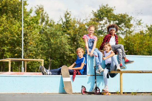 Enfants dans le parc