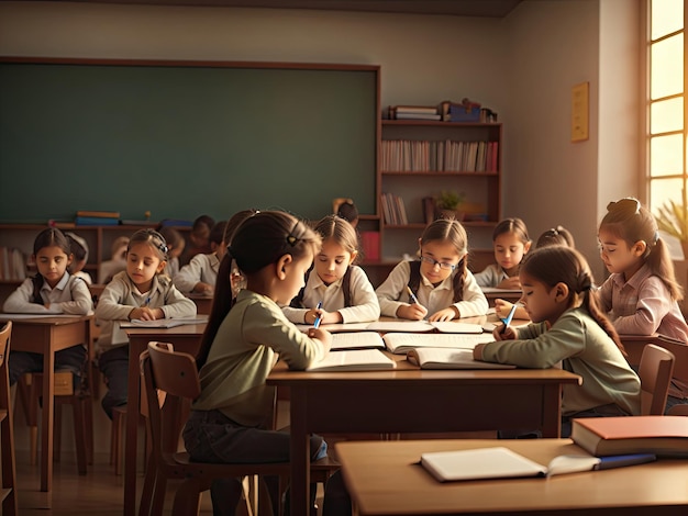 Enfants à l&#39;école